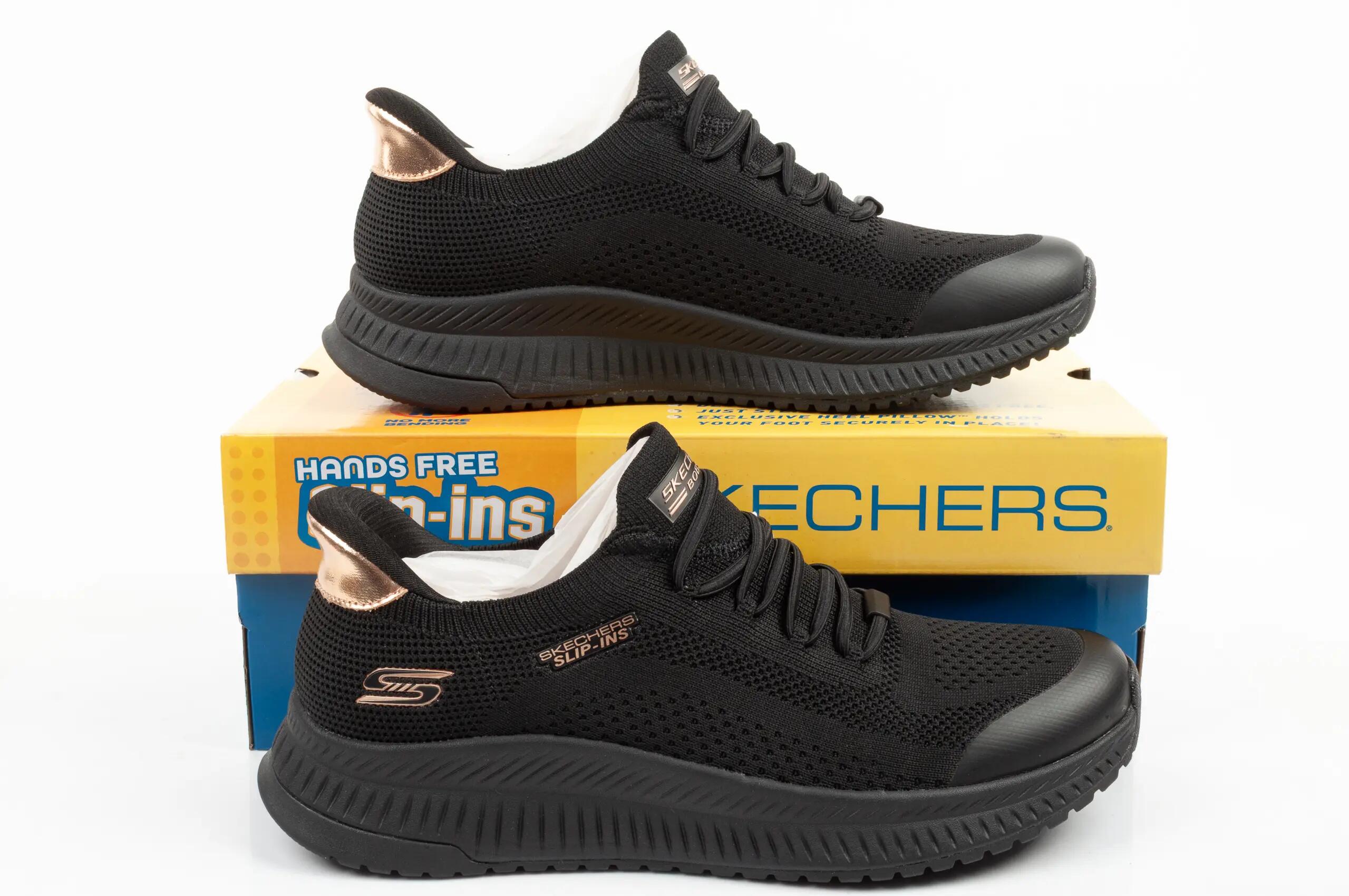 Zapatillas Skechers Mujer Bobs Squad 4 Negro 9/9