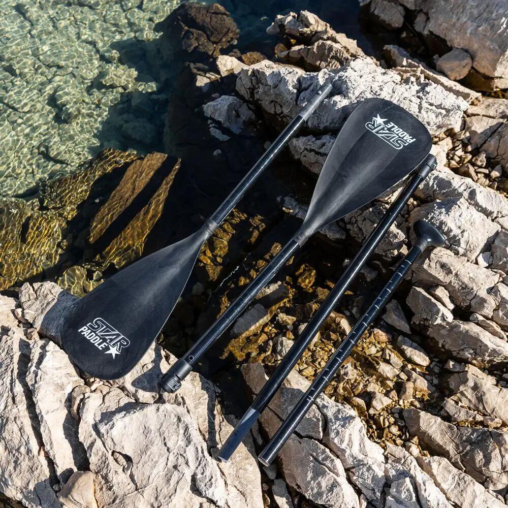 Pádlo STAR Fiberglass 4T Combo BLACK 2/7