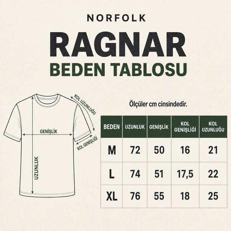 %100 Merinos Yünlü Erkek Outdoor Tişört - RAGNAR