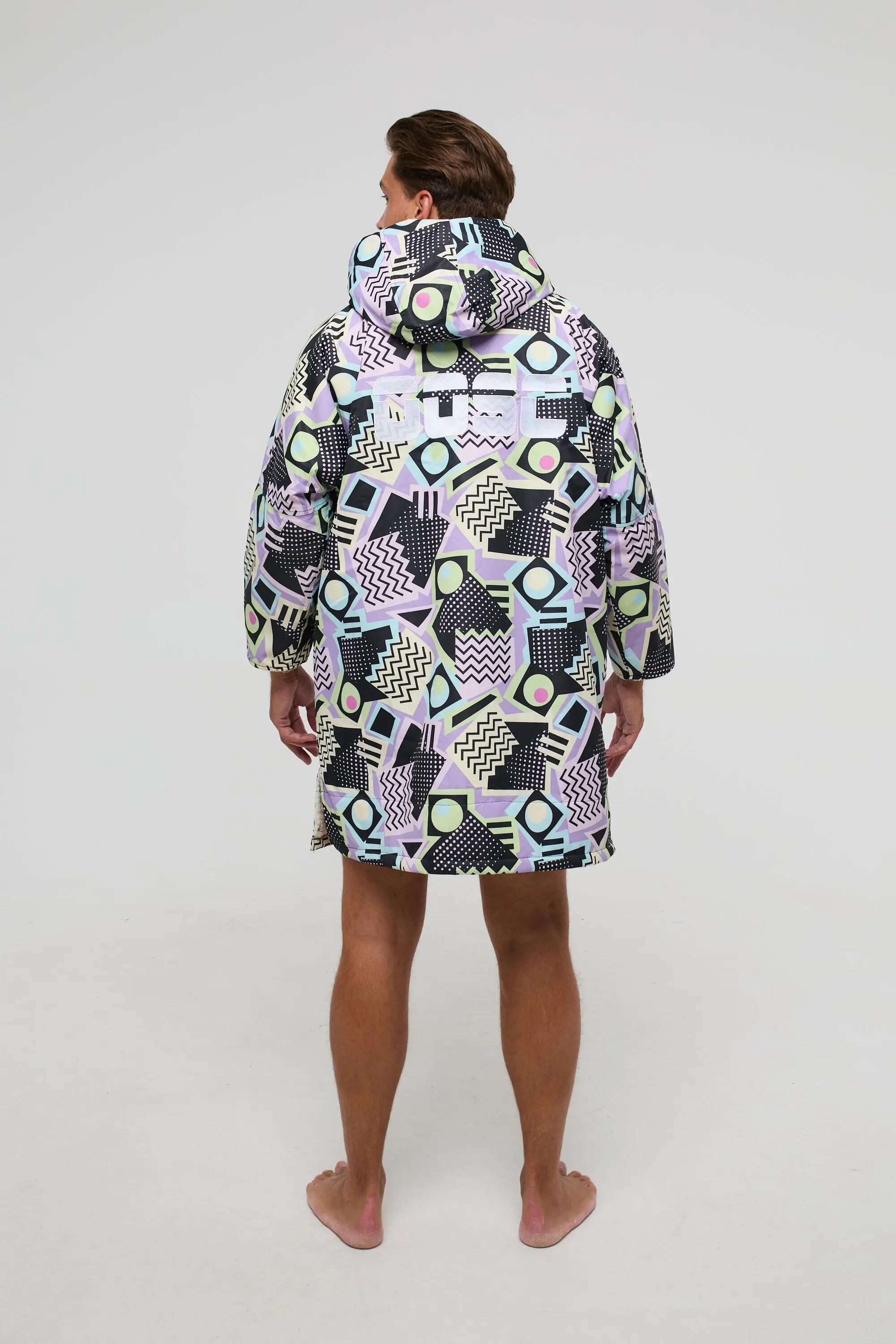 Homme Poncho de Changement Sherpa Saved By The Bell 2/7