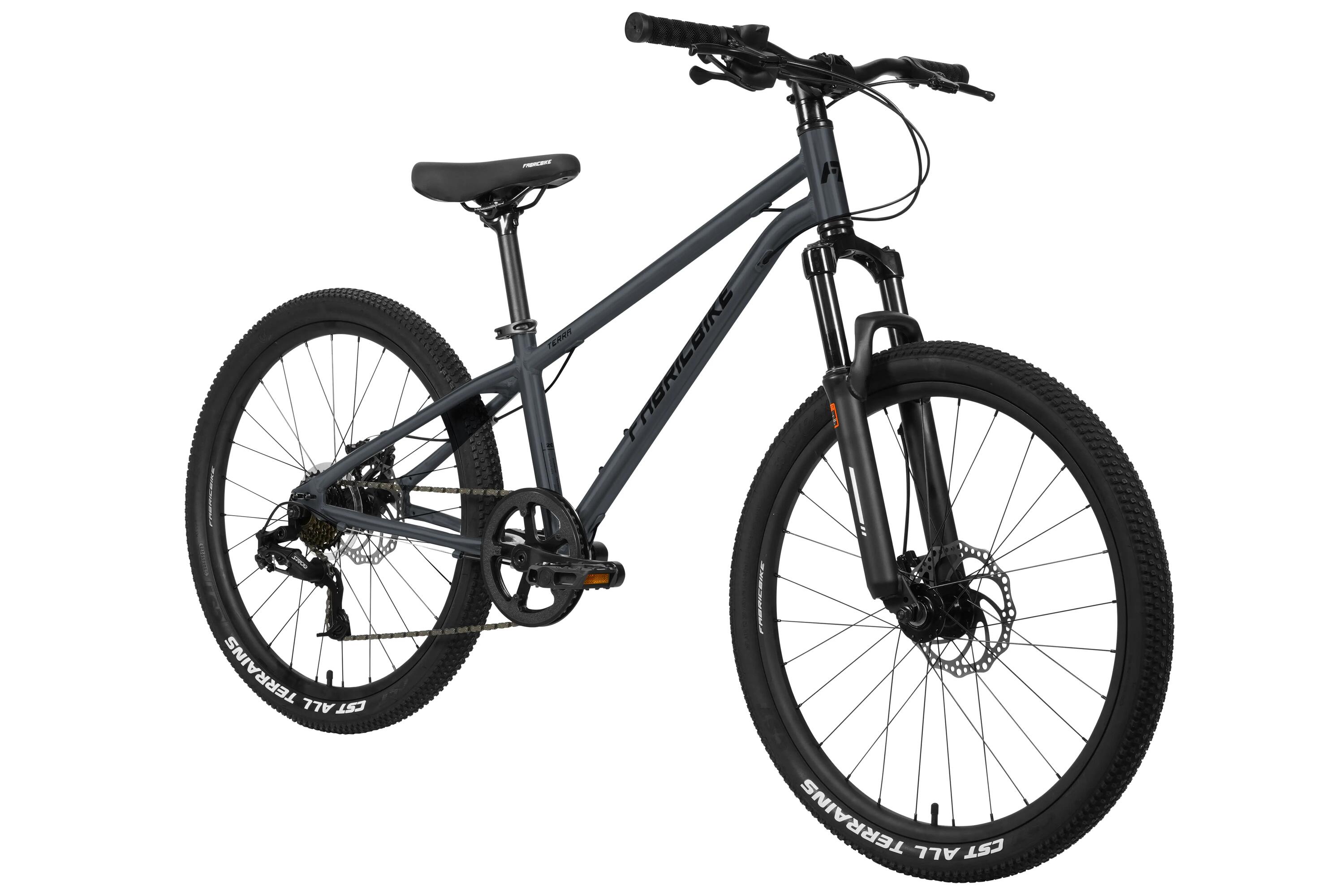 FABRICBIKE Terra - MTB 24'' criança 8-12 anos, 7 velocidades. Graphite 2/7
