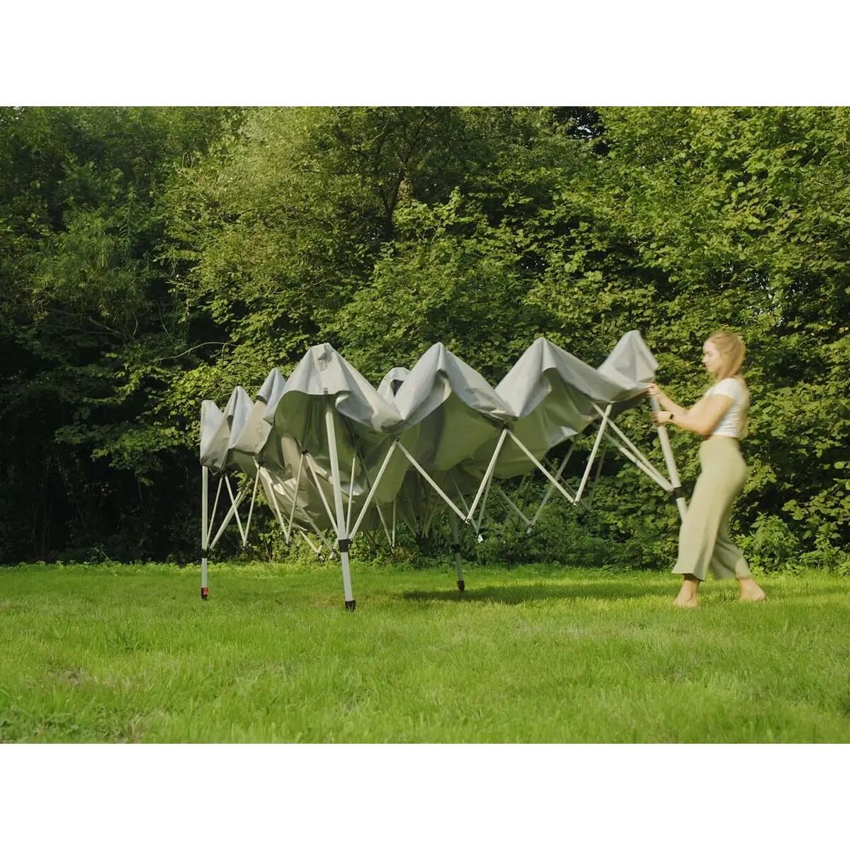 Faltpavillon - Solvorn 3 x 3 m - Rahmen/Beine Stahl - einfache Montage 7/17