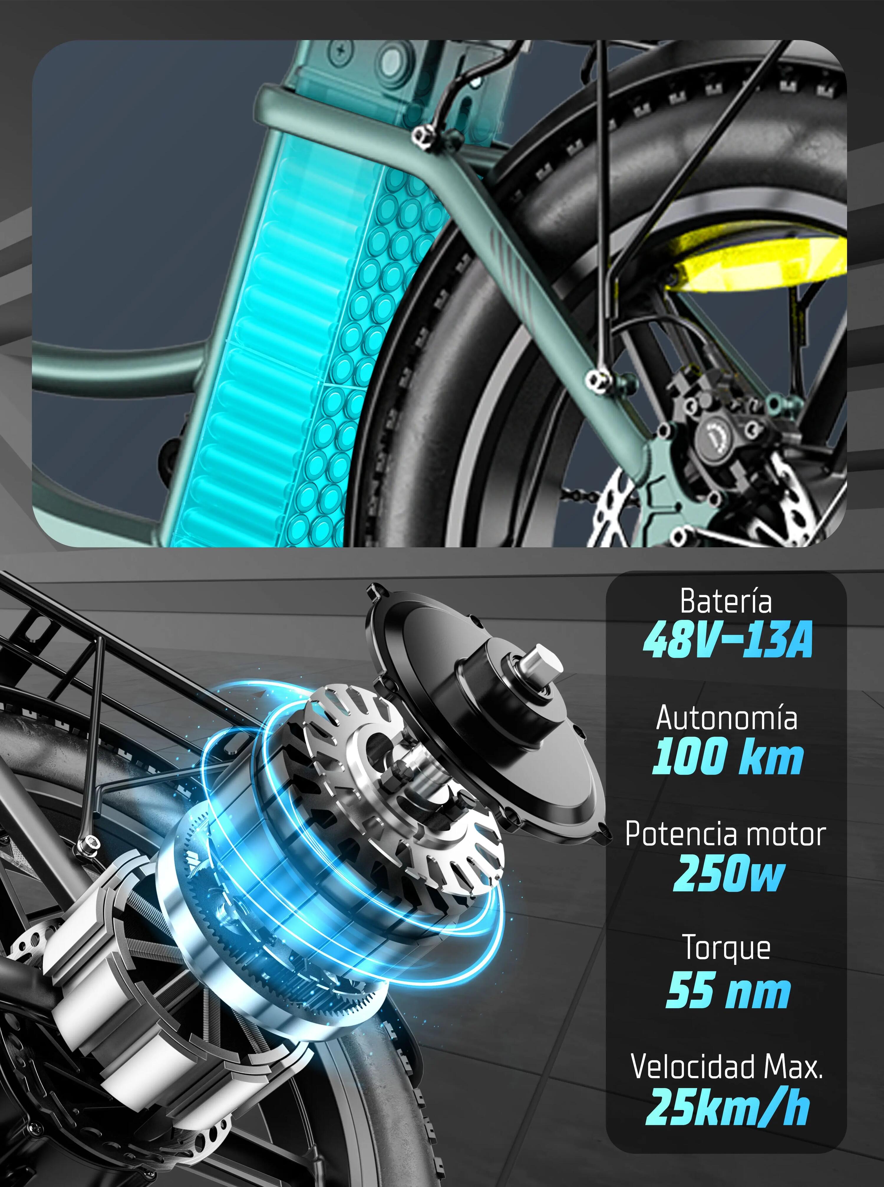Vélo électrique ZWheel Urban Pioneer, 250W, 55 Nm, 13Ah, 100 km, beige 5/10