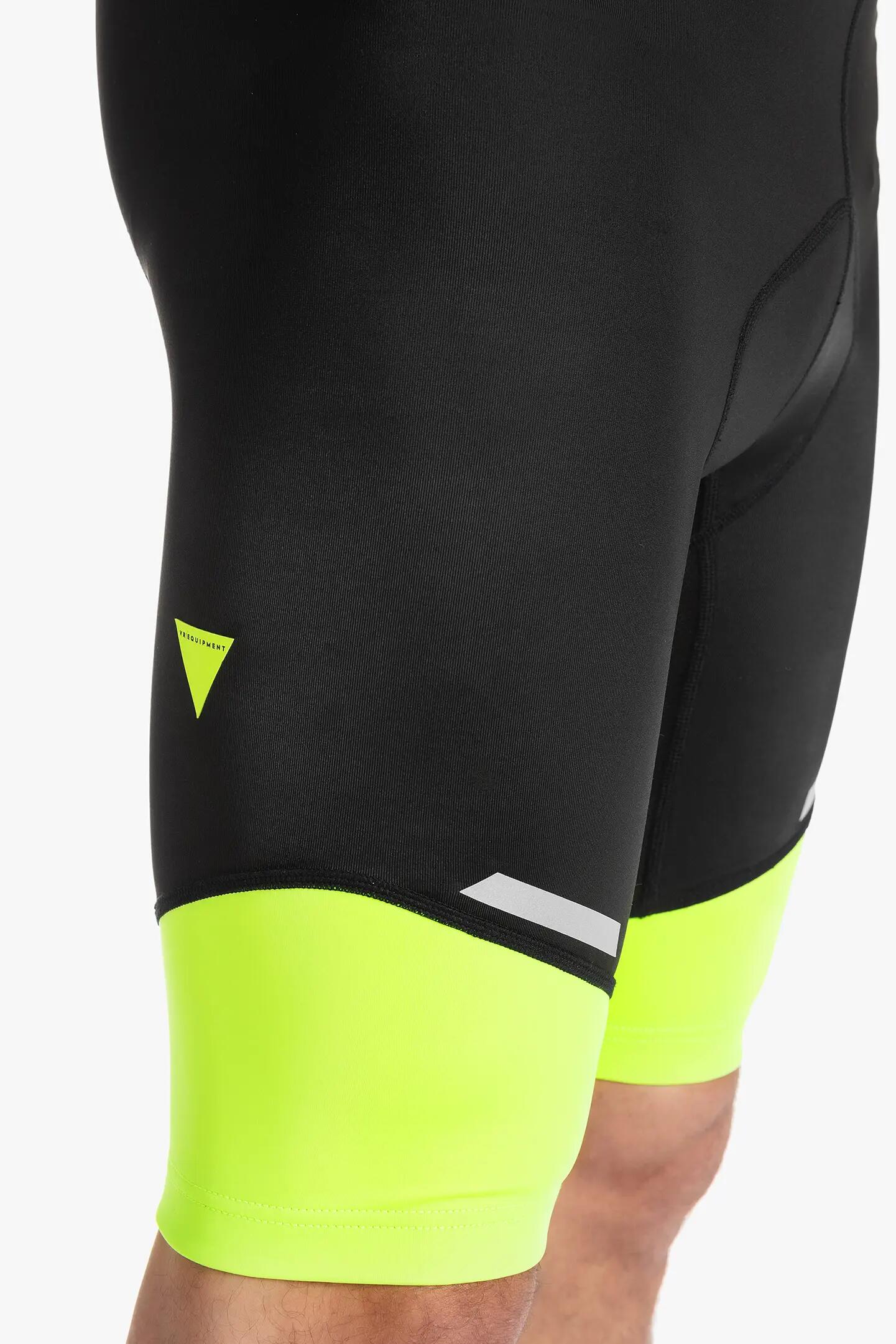 Calções - Motocross - Homem - Confortáveis, flexíveis - Preto/Verde claro 5/5