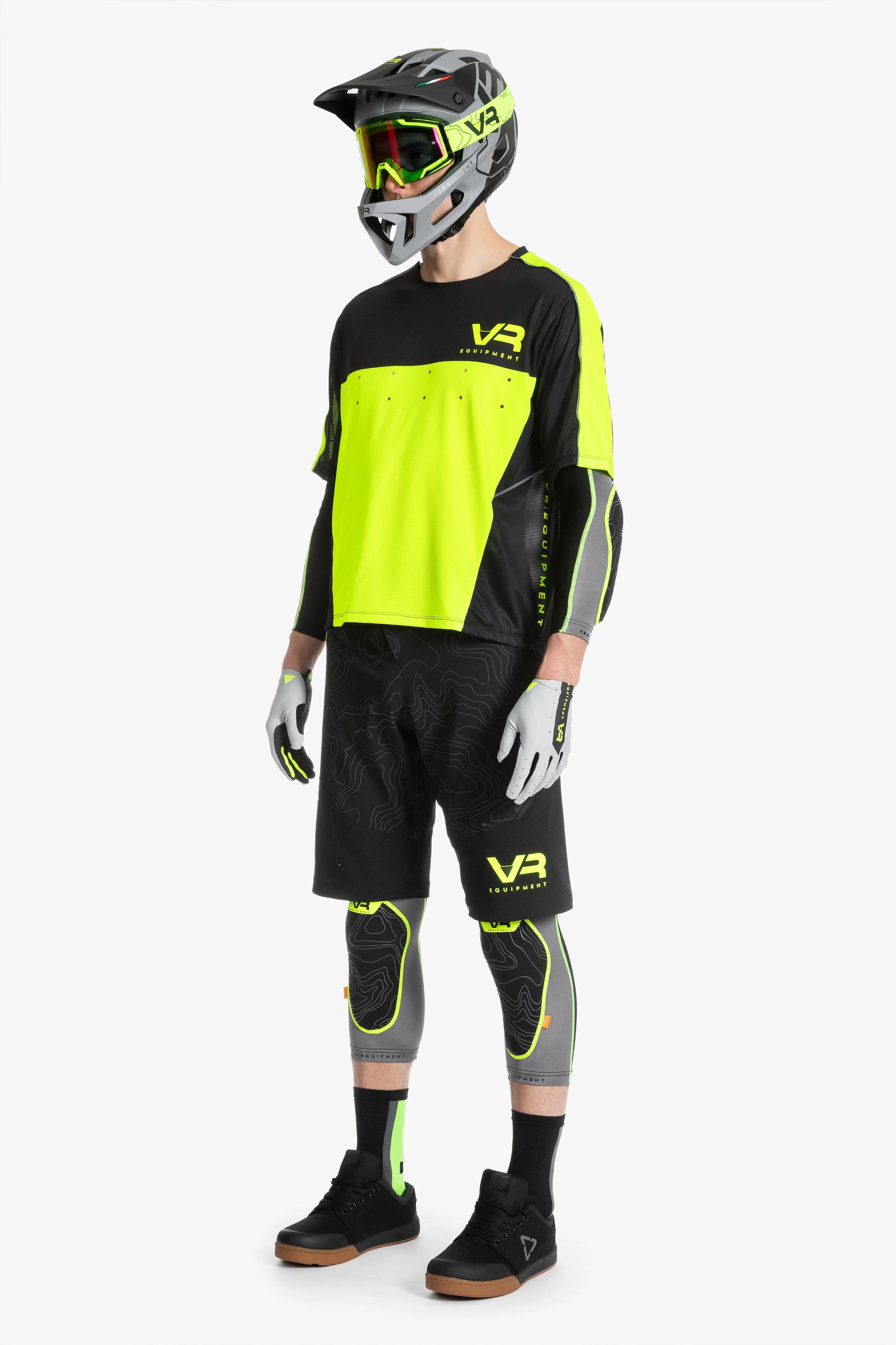 T-shirt - motocross - homem - refletivo, gráfico - amarelo fluo 7/7