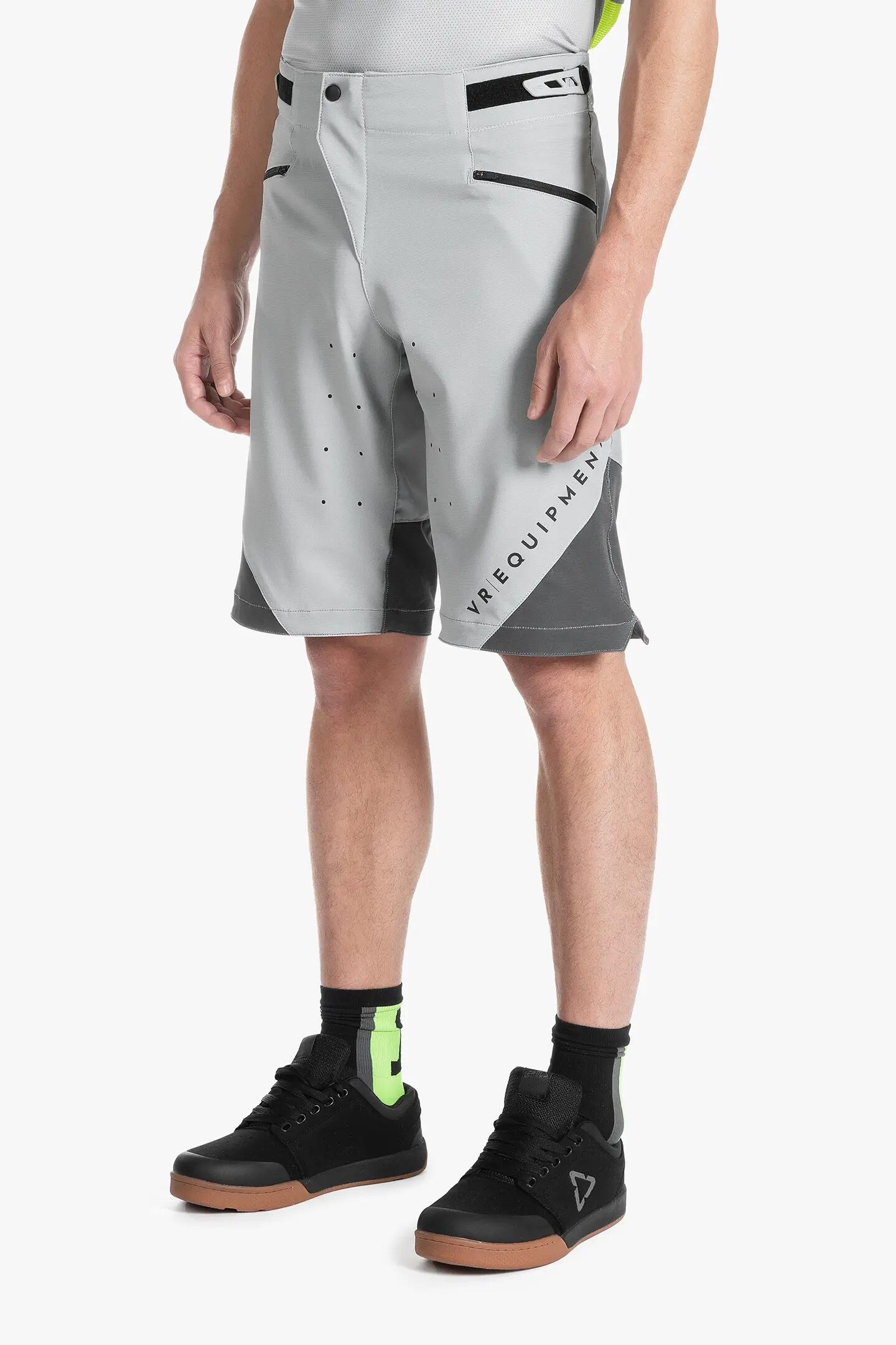 pantaloncini - motocross - uomo - comodi, resistenti - grigio chiaro. 3/7