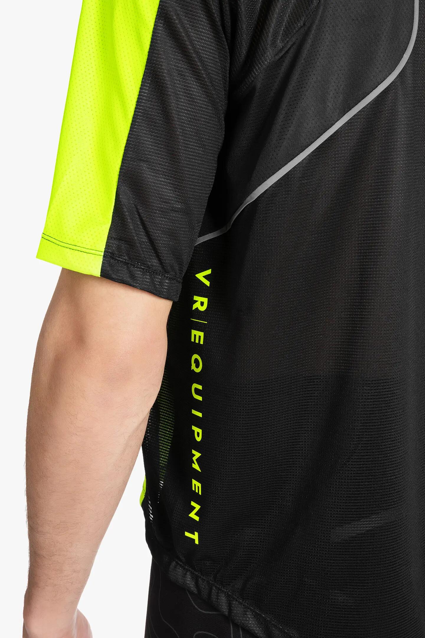 T-shirt - motocross - homem - refletivo, gráfico - amarelo fluo 6/7