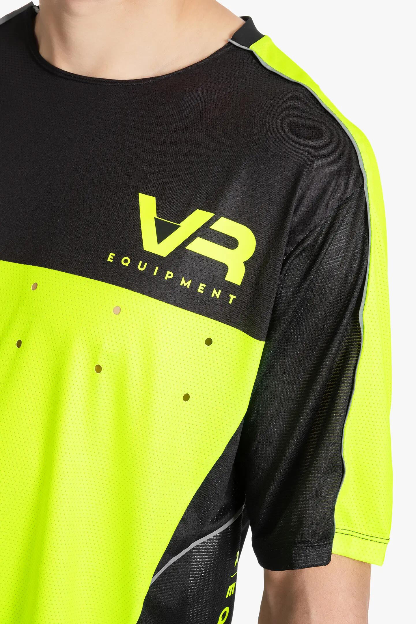 T-shirt - motocross - homem - refletivo, gráfico - amarelo fluo 5/7