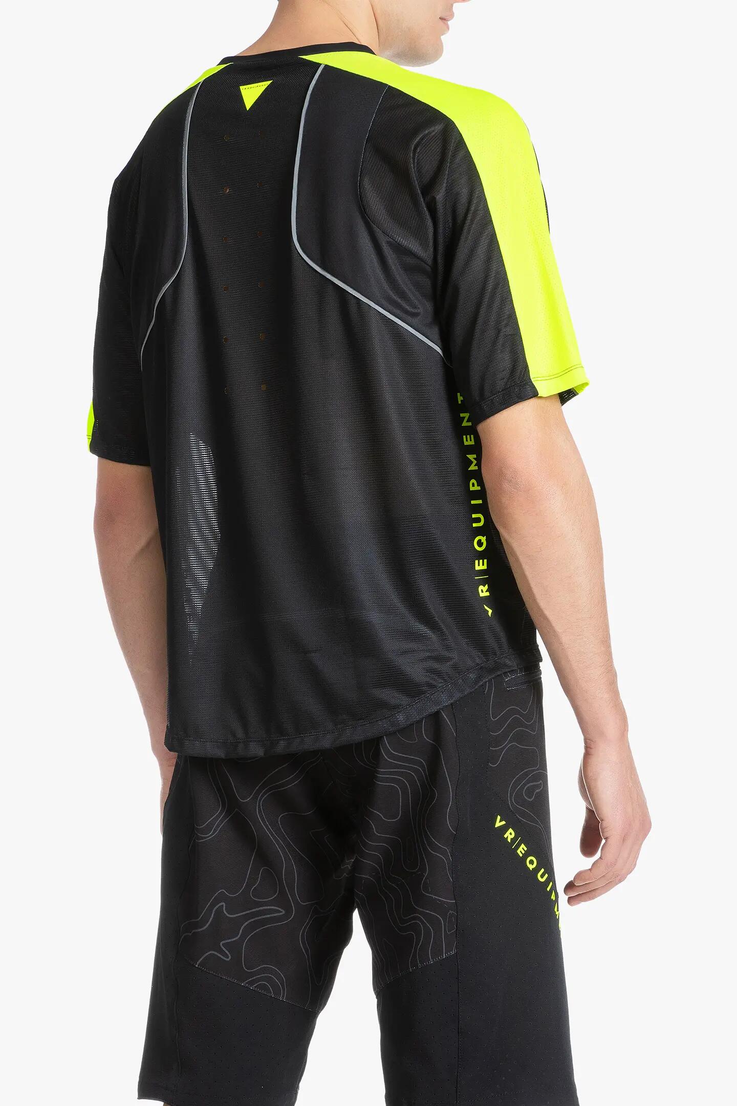 T-shirt - motocross - homem - refletivo, gráfico - amarelo fluo 4/7