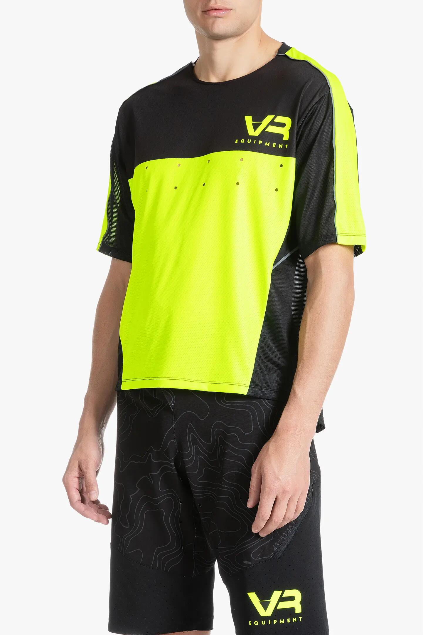 T-shirt - motocross - homem - refletivo, gráfico - amarelo fluo 3/7