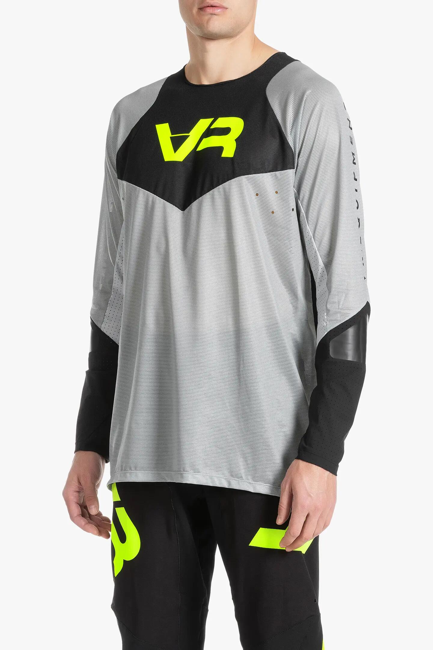 T-shirt manga longa - Motocross - Homem - Cinzento claro 3/7