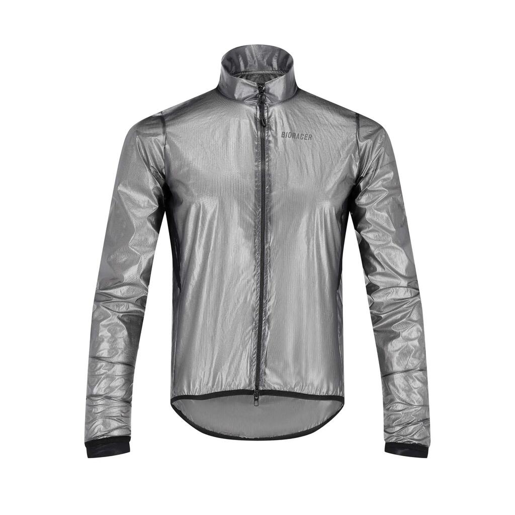 Fietsregenjas Waterdicht Ademend Compact Unisex - Rainy Zwart