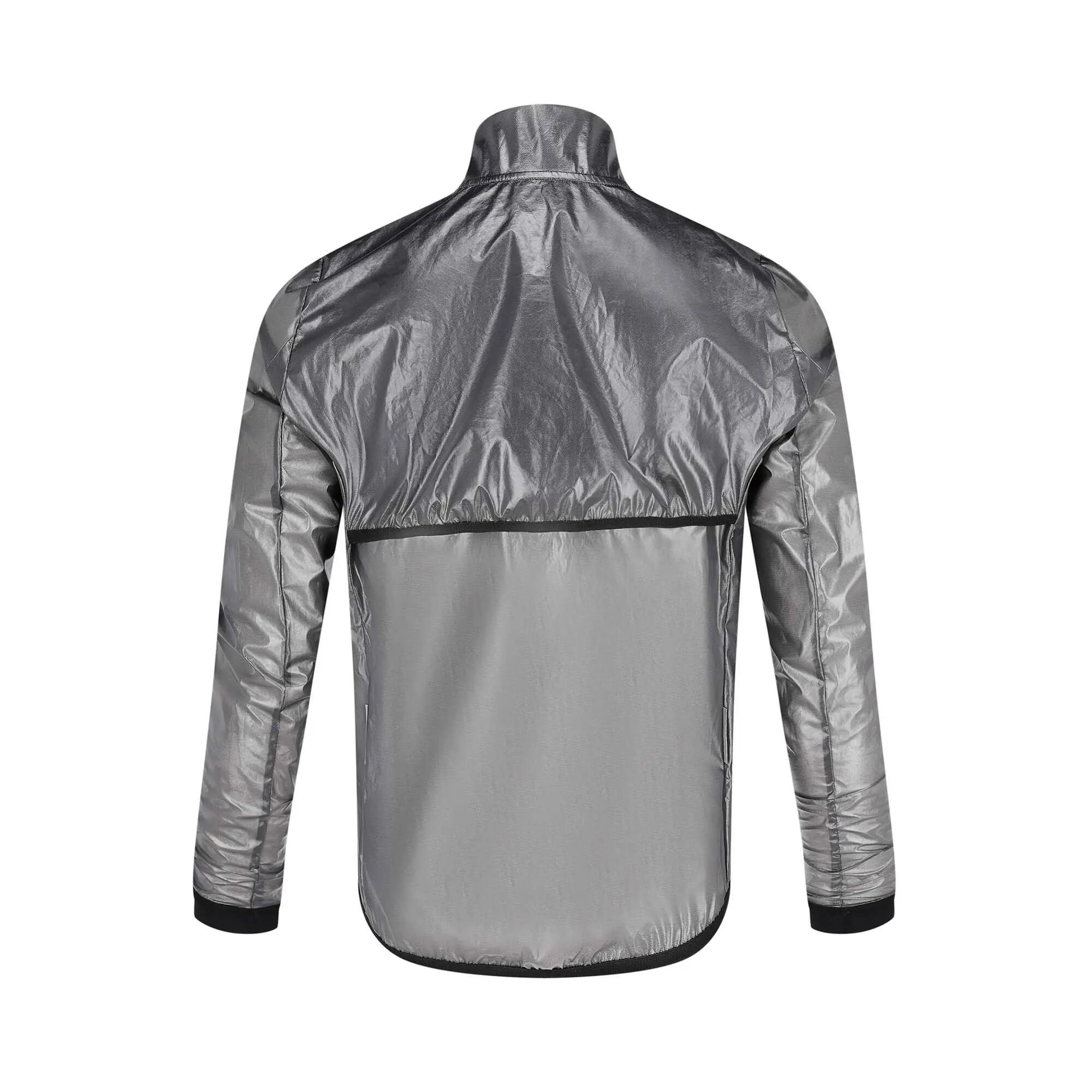 Giacca Pioggia Ciclismo Impermeabile Traspirante Unisex - Rainy Nero 2/7
