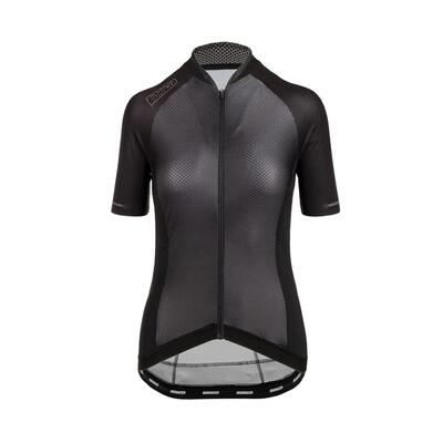Maglia Ciclismo Traspirante Donna - Sprinter Coldblack Nero