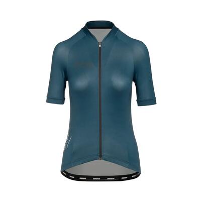 Wielershirt ademend dames - icon metalix petrol