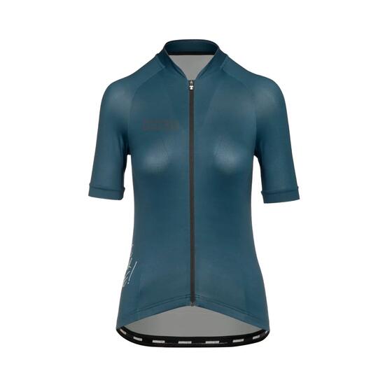 Maglia Ciclismo Traspirante Donna - Icon Metalix Verde