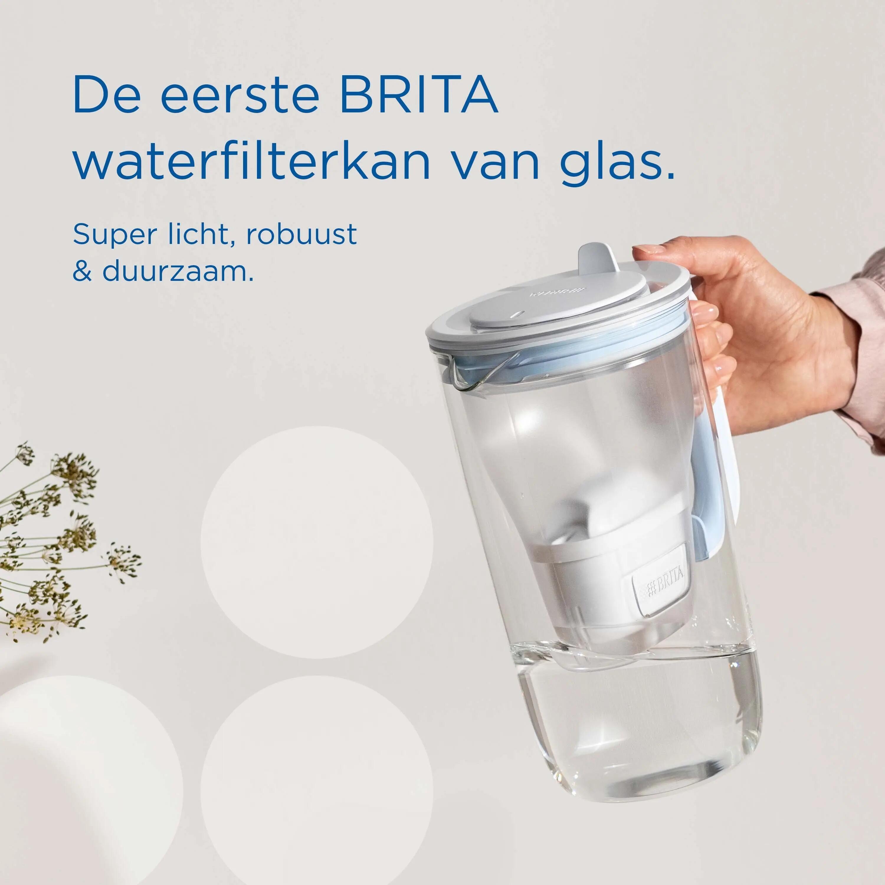 BRITA Jarra filtrante de cristal 2.5L azul 7/7