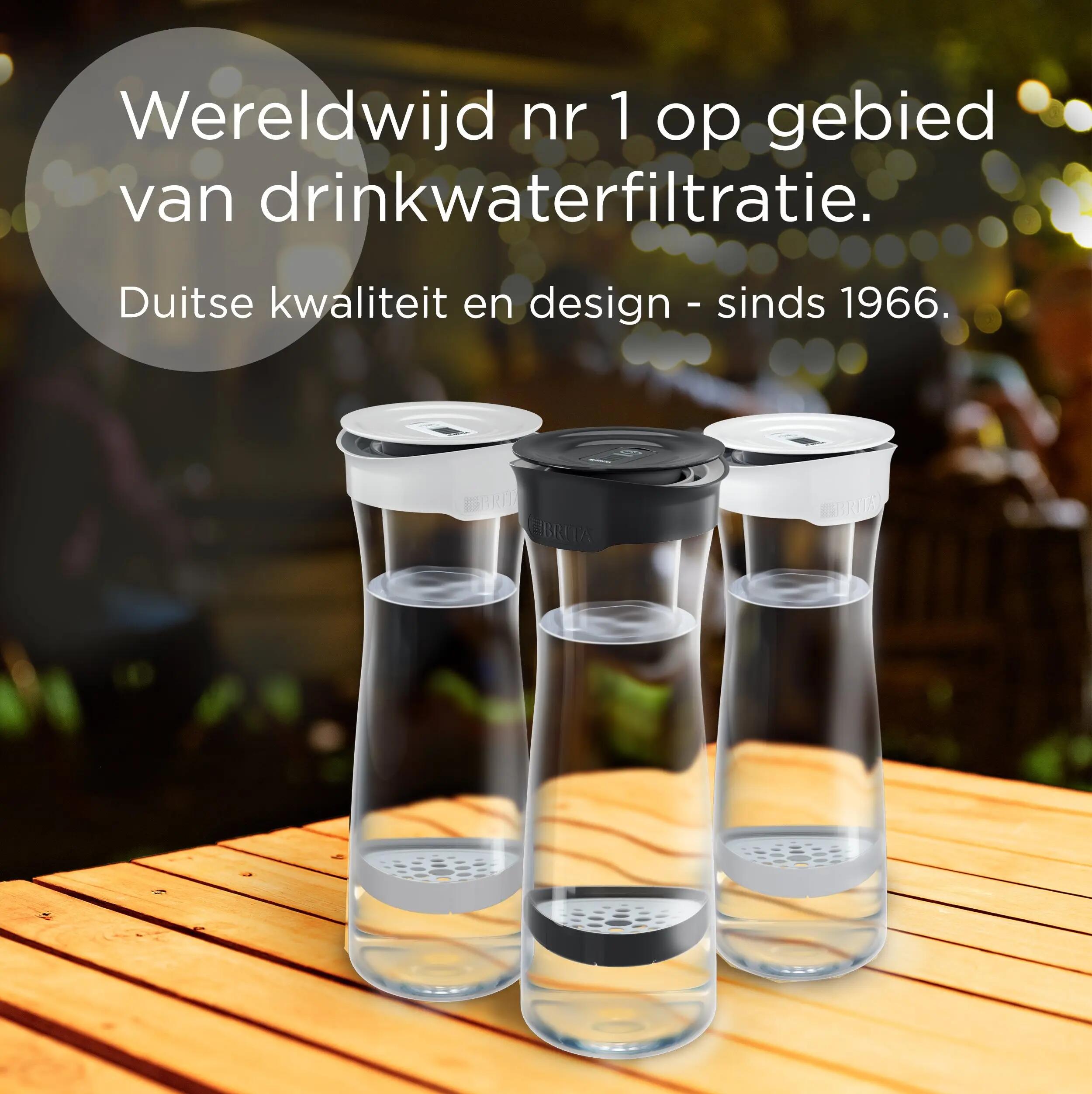 BRITA Waterfilterkaraf 1.3L Wit inclusief 1 MicroDisc Single Unit 4/7