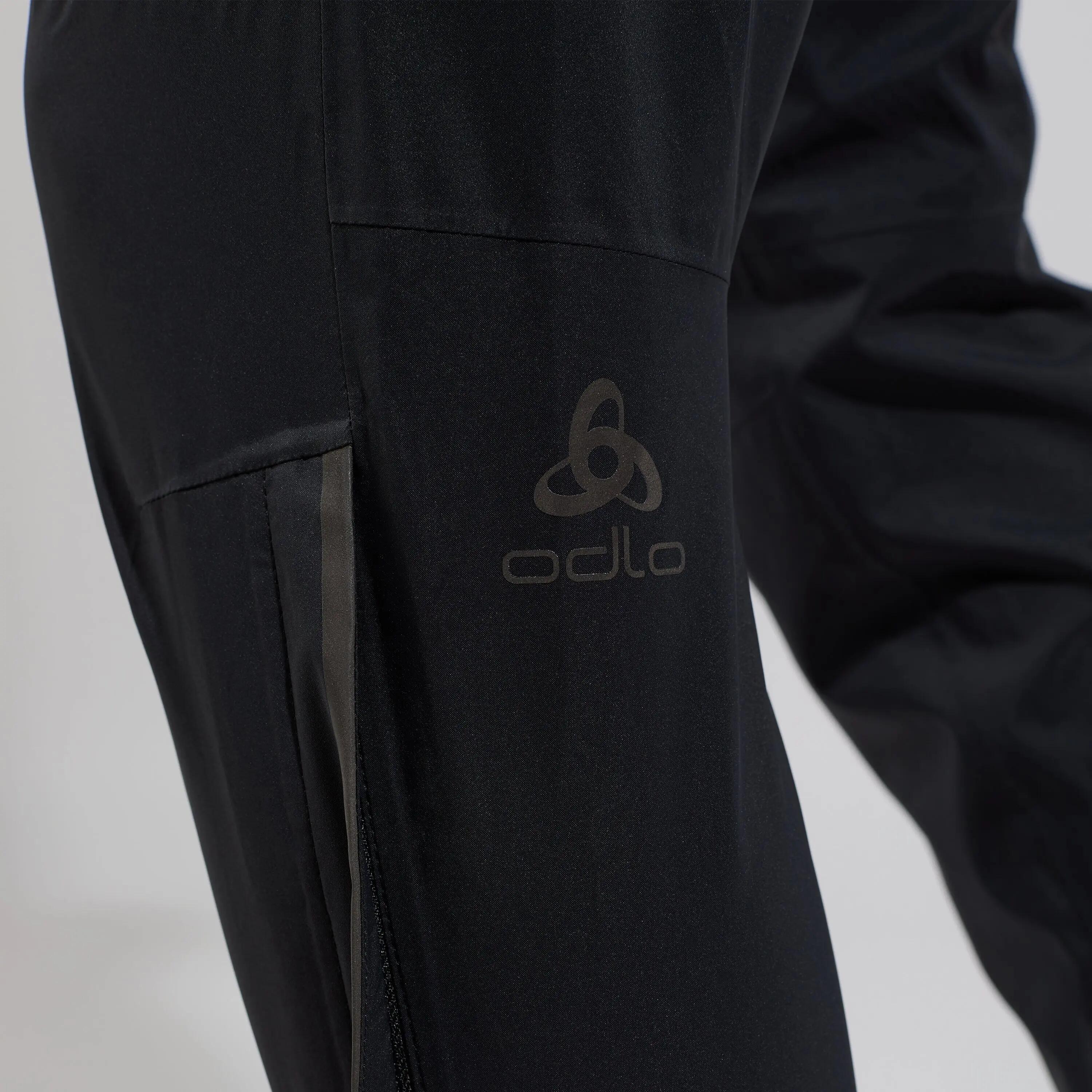 Wasserdichte Hose Odlo Ride Easy Waterproof Unisex Schwarz 2/6