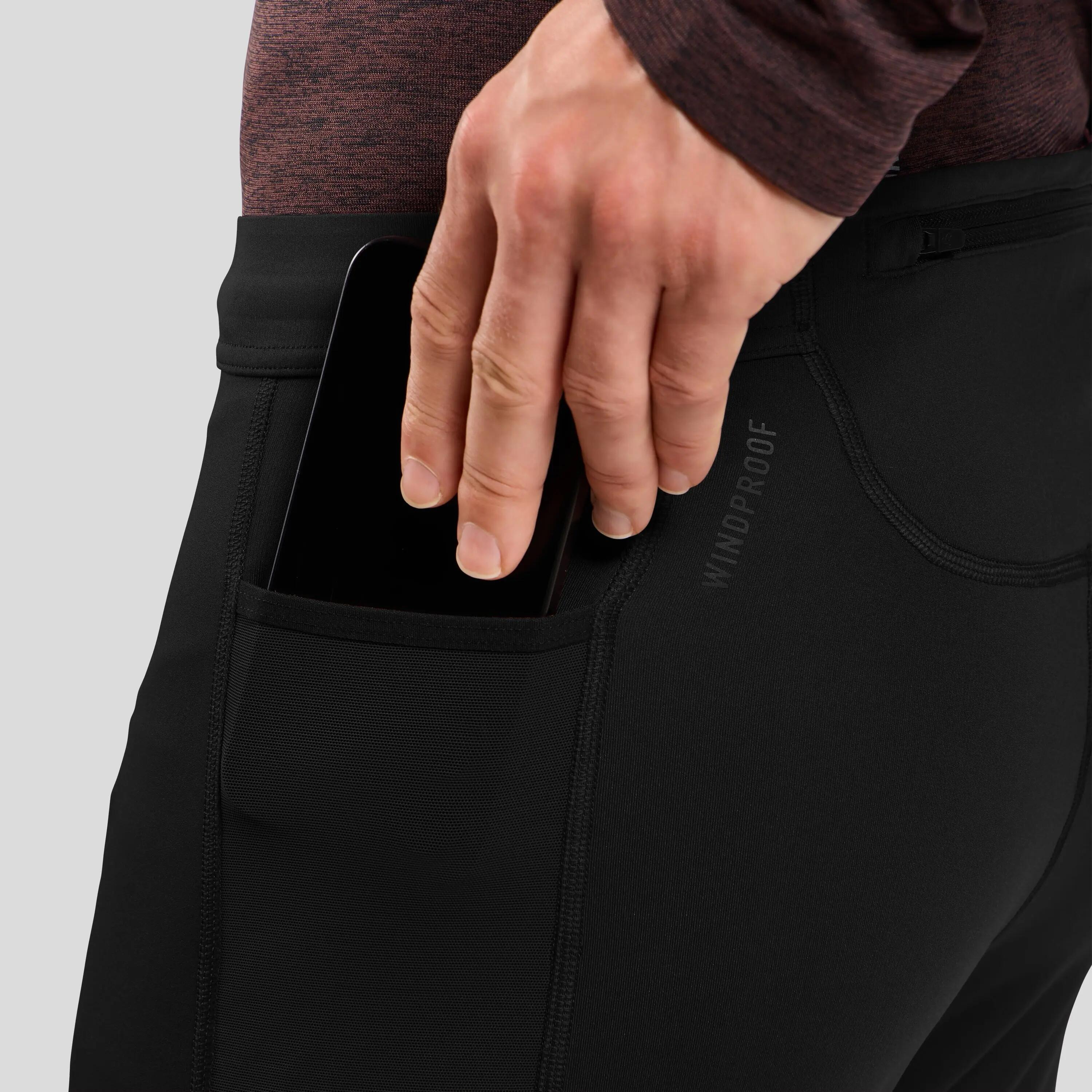 Odlo Zeroweight Warm 2.0 Schwarz Herren Leggings für Running 5/11