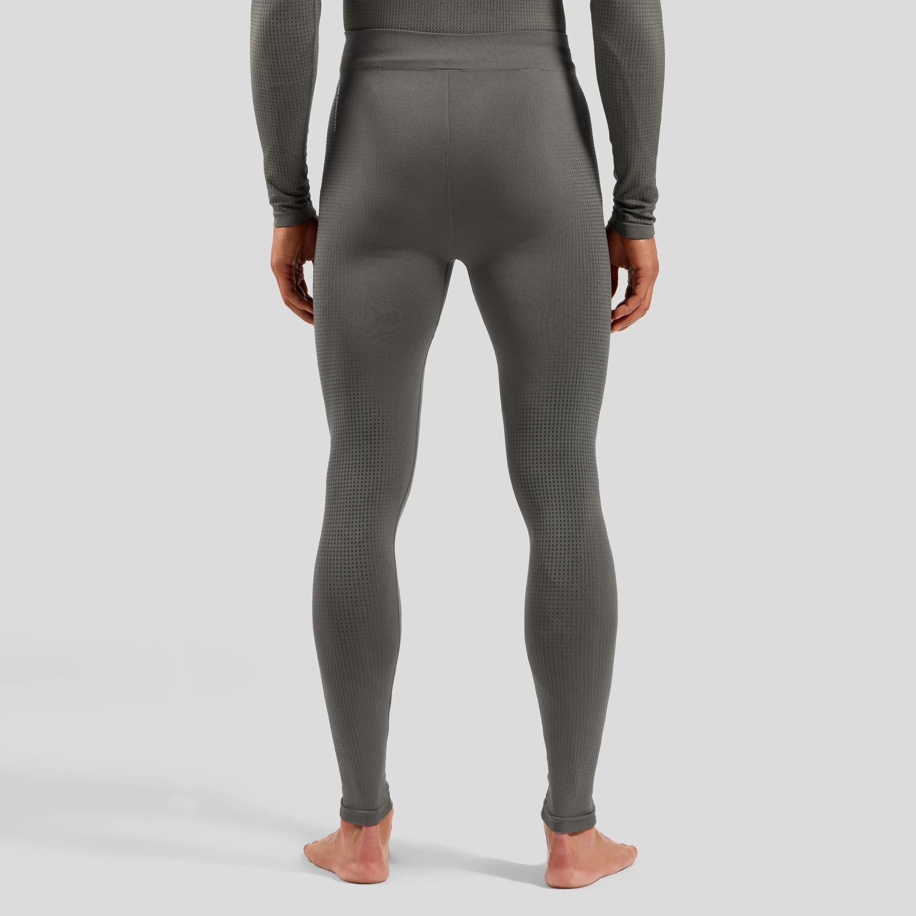 Collant Long Odlo Performance Warm Eco Gris / Noir 2/8