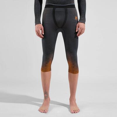 Odlo blackcomb 3/4 tight grijs/oranje