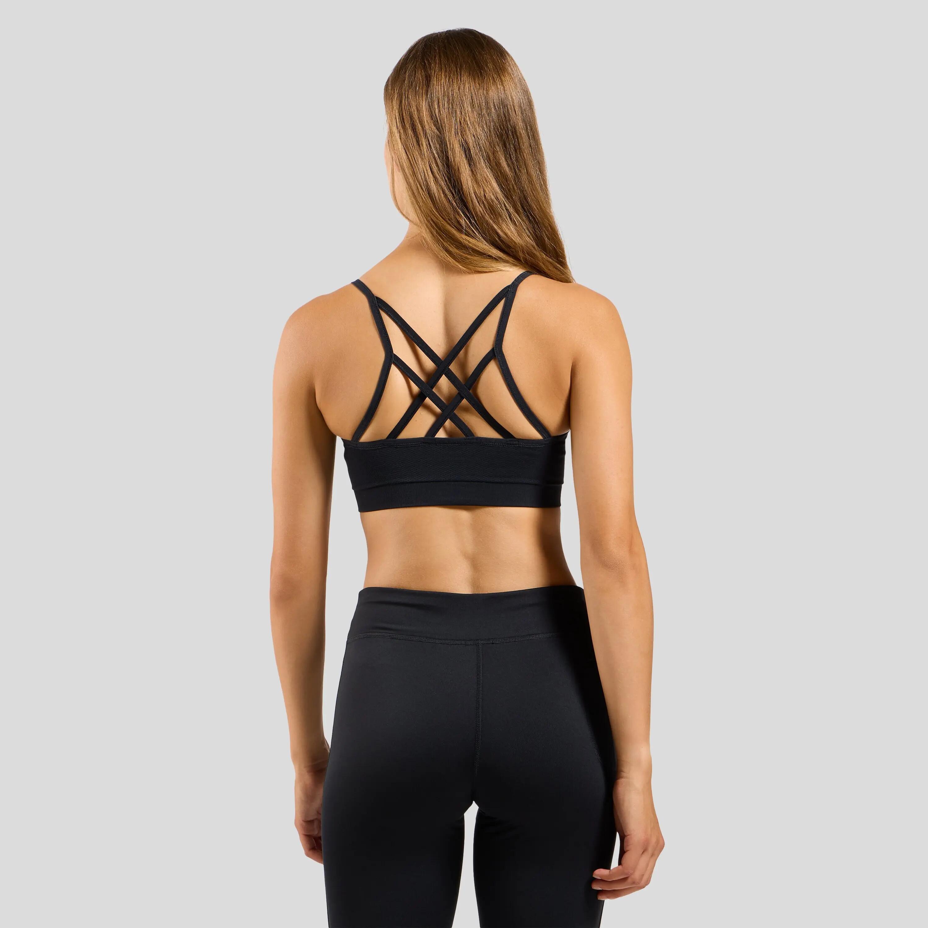Reggiseno morbido senza cuciture Odlo da donna nero 2/8