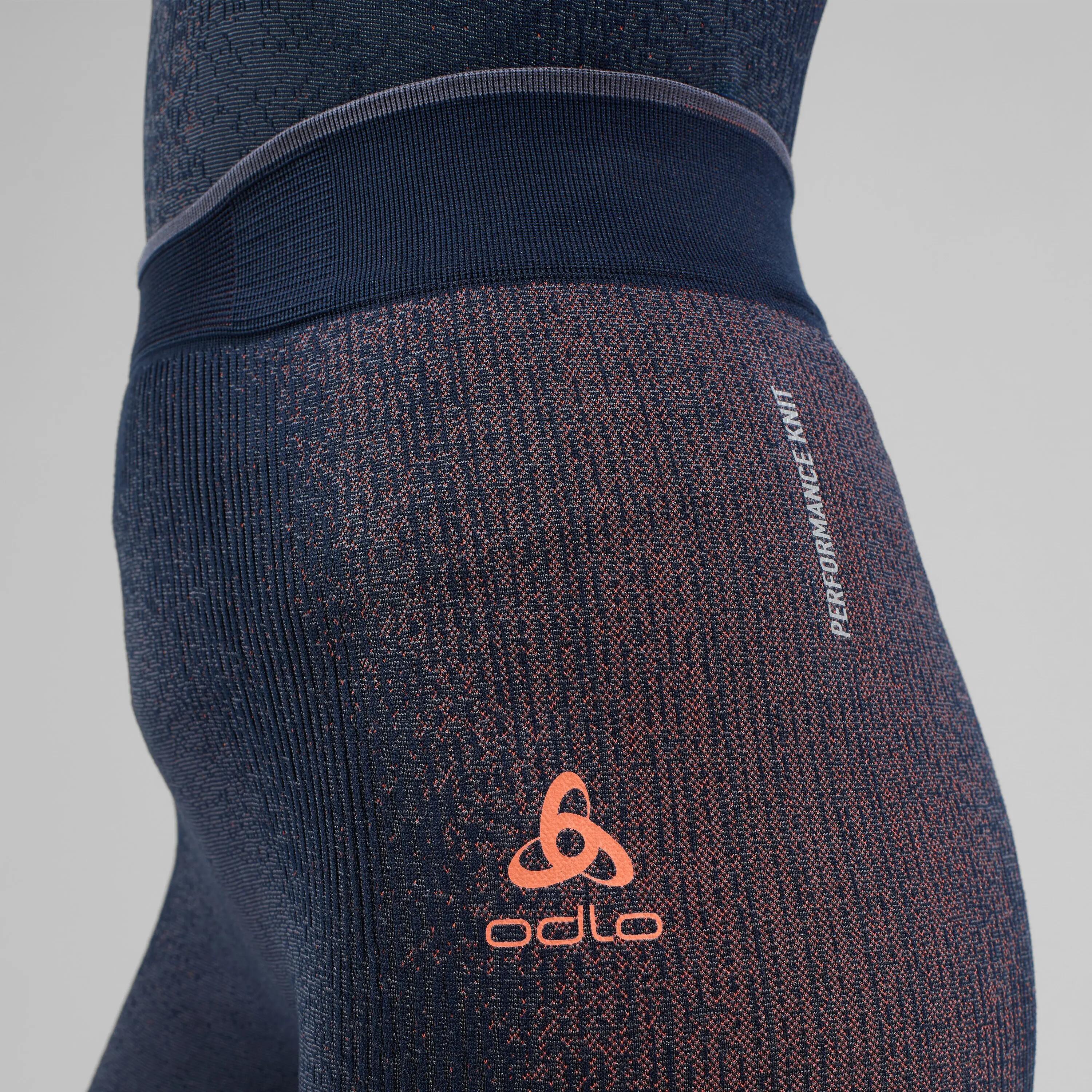 Collant Long Femme Odlo Blackcomb Bleu 3/7