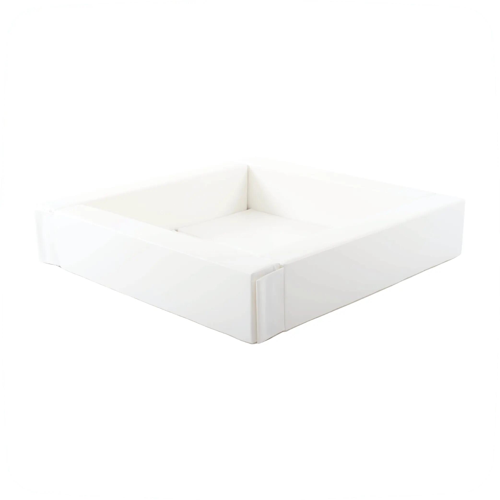 Bébé & Tout-petit Piscine à Balles Carrée en Mousse Blanche 6/7