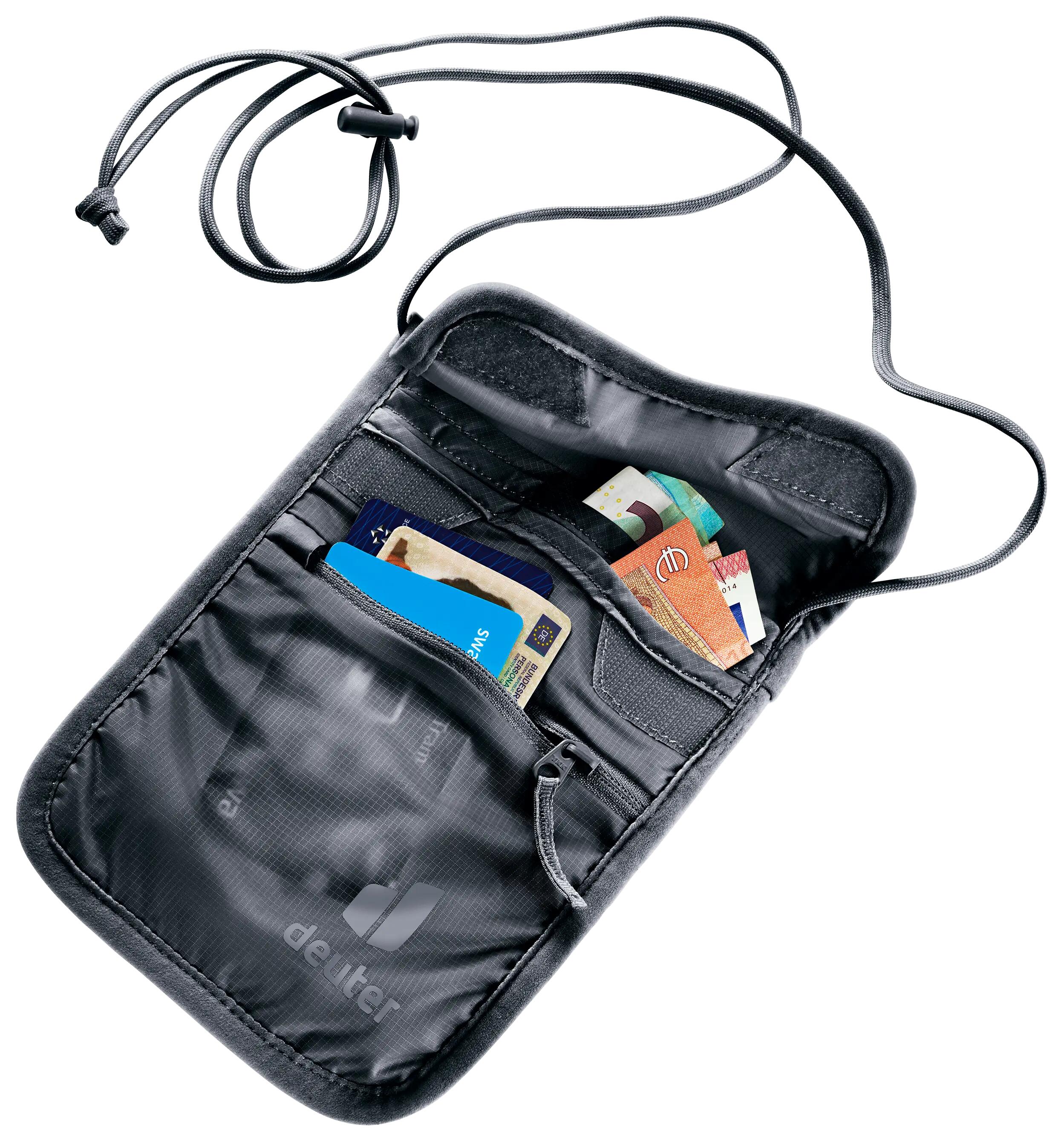 Brustbeutel reiseaccessoire security wallet ii - schwarz 2/2