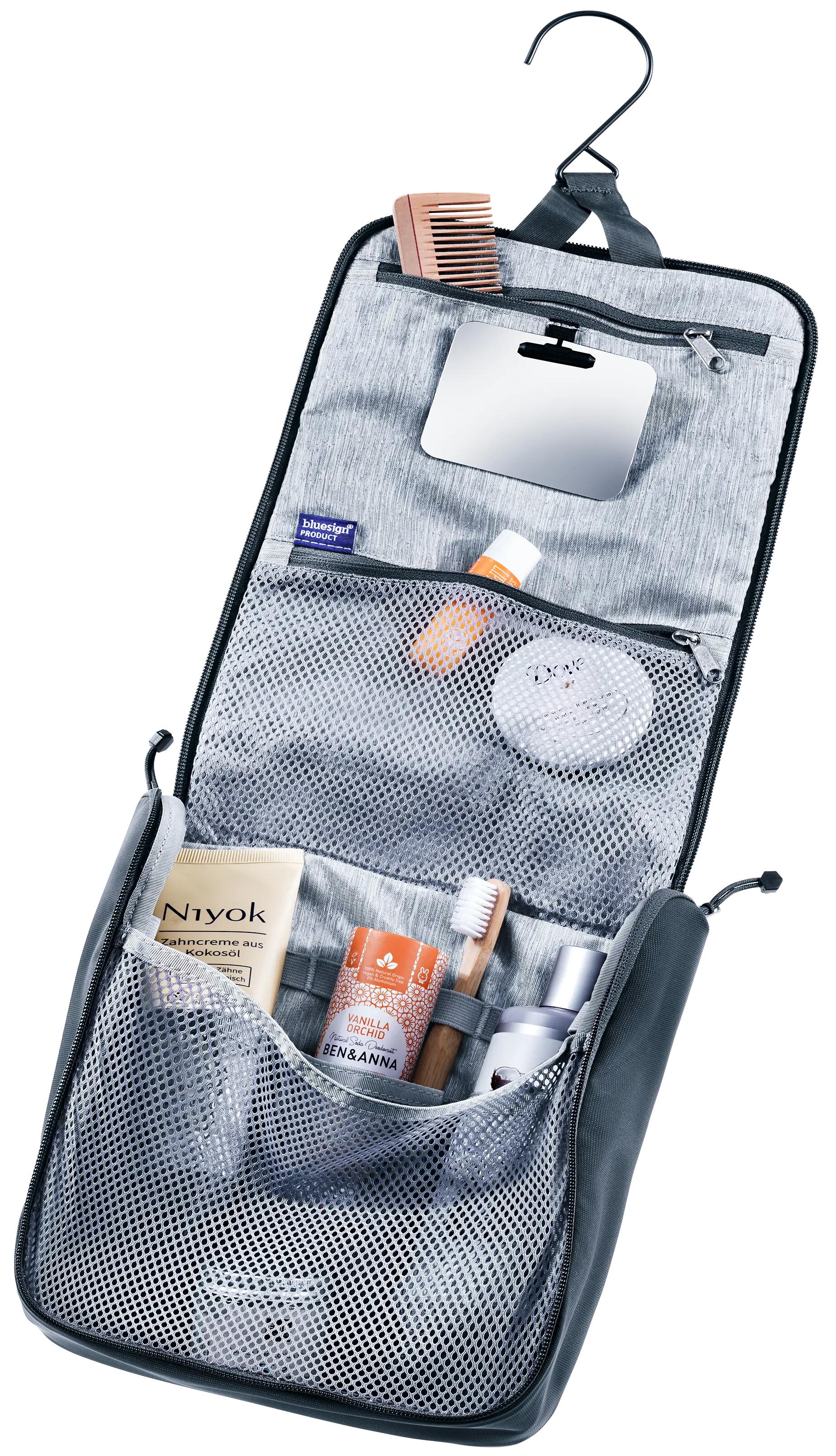 beauty case - viaggio - unisex - compatto, organizzato - Wash Center II - nero 2/3