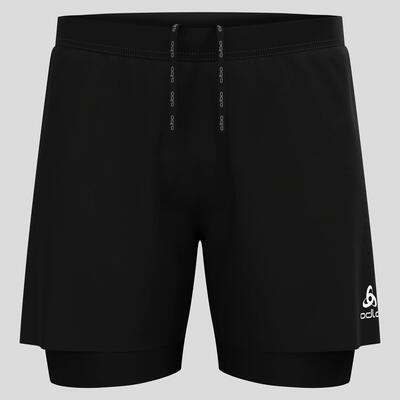 Odlo zeroweight 5in 2-in-1 shorts zwart