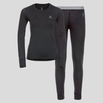 Odlo Merino 200 Set Pullover / Strümpfe Set Schwarz Damen