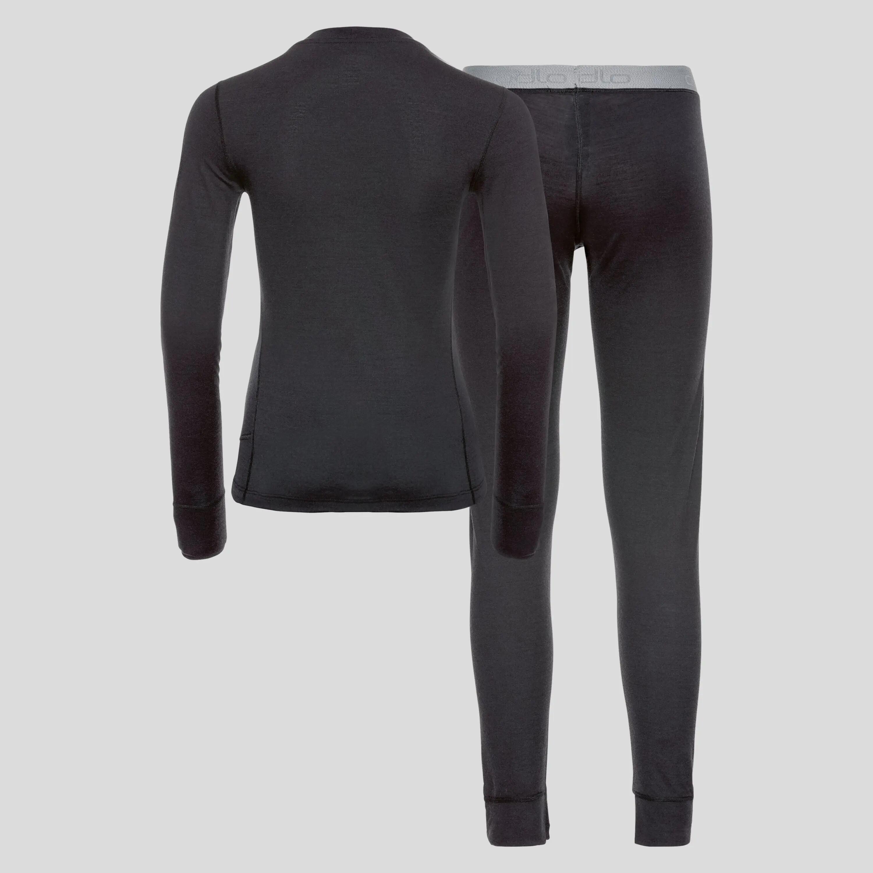 Set Odlo Merino 200 da donna nero 4/9
