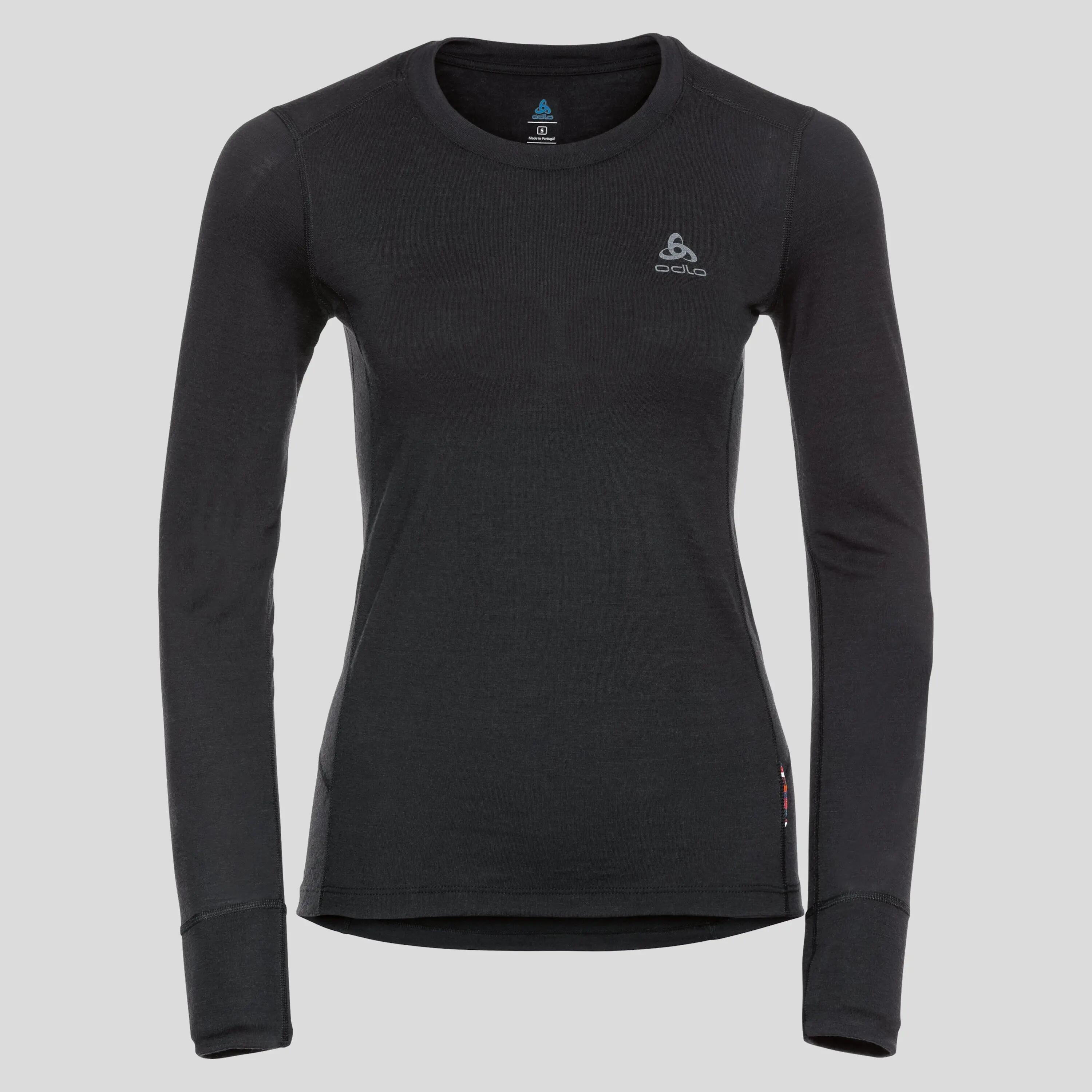 Set Odlo Merino 200 da donna nero 3/9