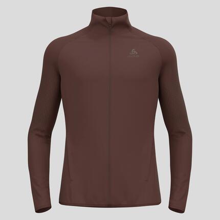 Veste Running Hybride Odlo Zeroweight Warm 2.0 Beige Homme