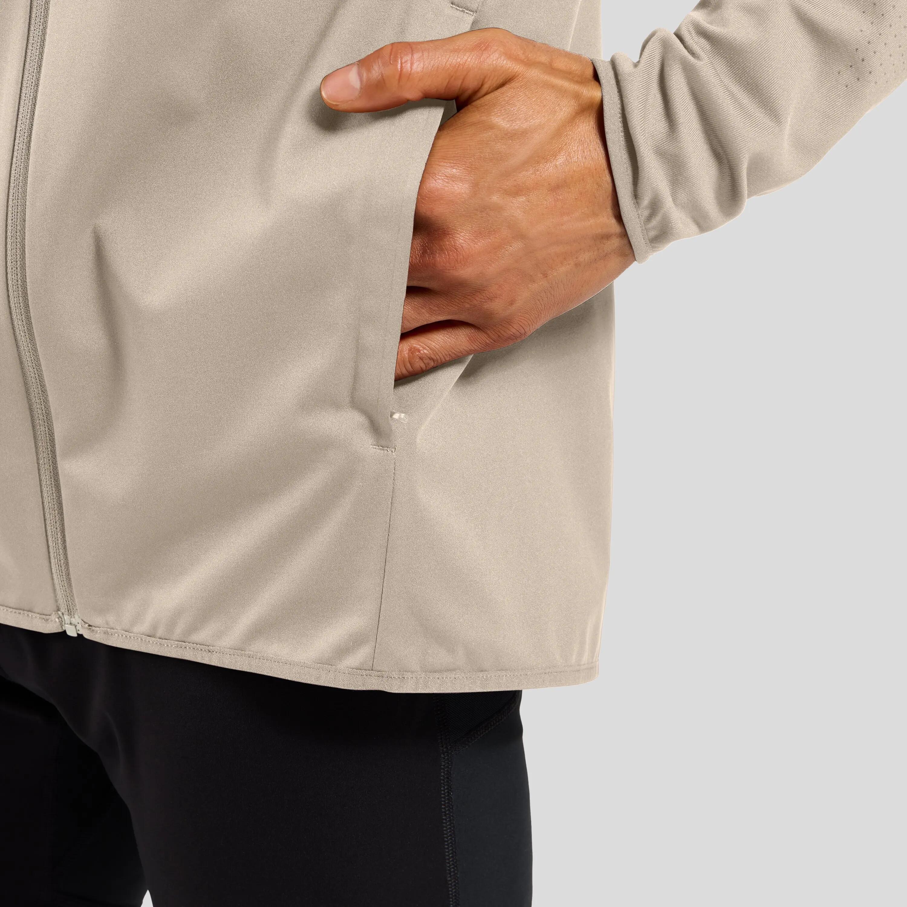 Hybride Jas Odlo Zeroweight Warm 2.0 Beige 4/13