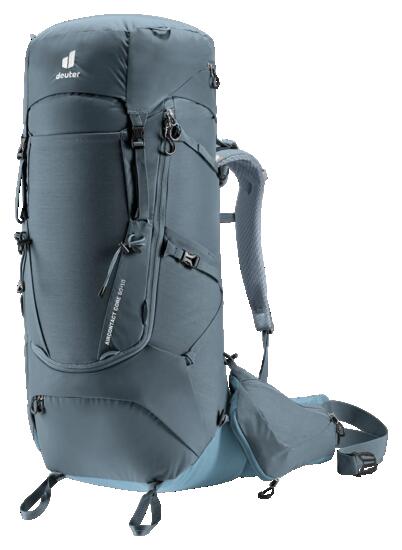 Unisex - trekking - rucksack - aircontact core 60+10 - graphite-shale