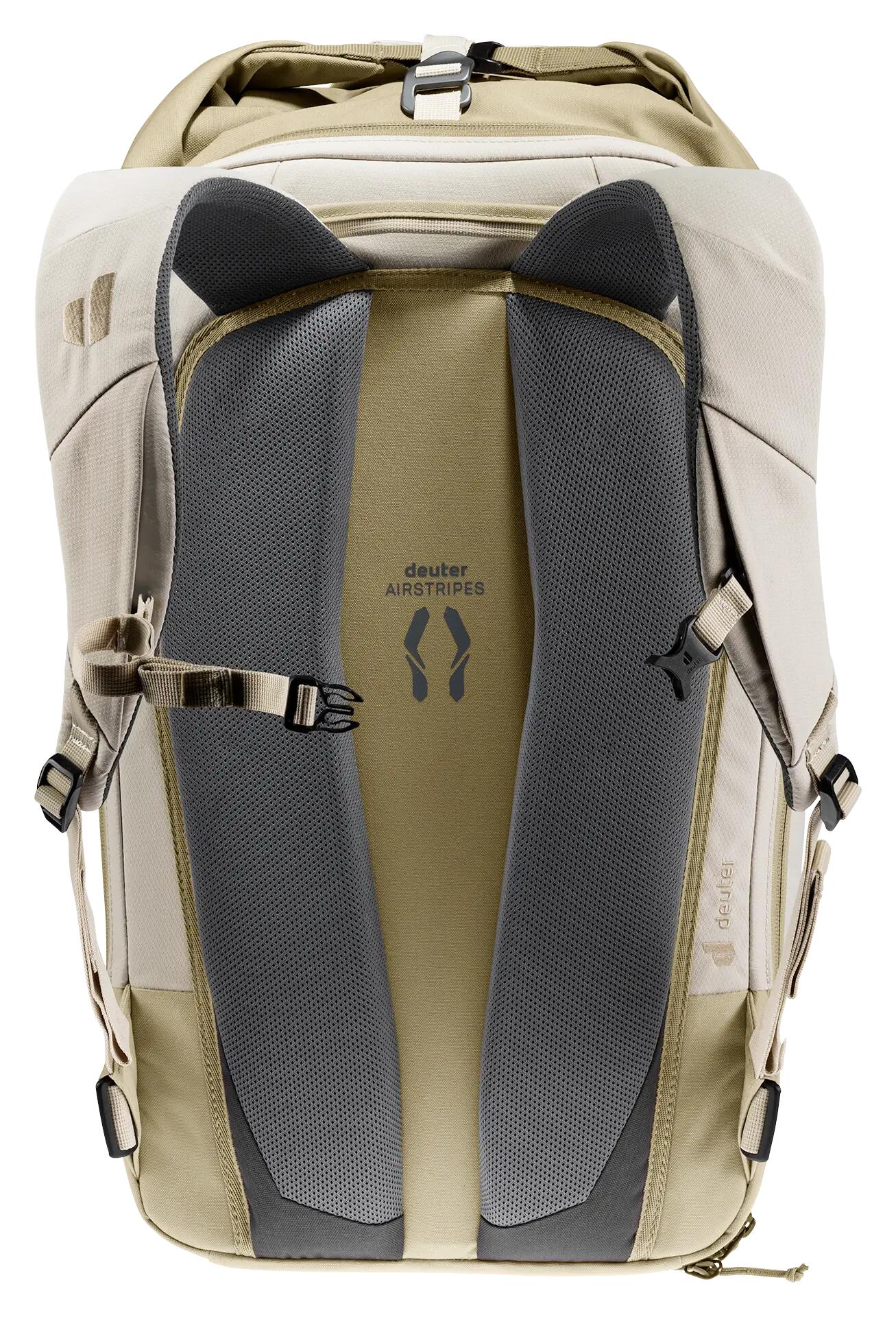 Rucksack - City - Utilion 30 - roll-top, belüftung, nachhaltig - bone-desert 2/7
