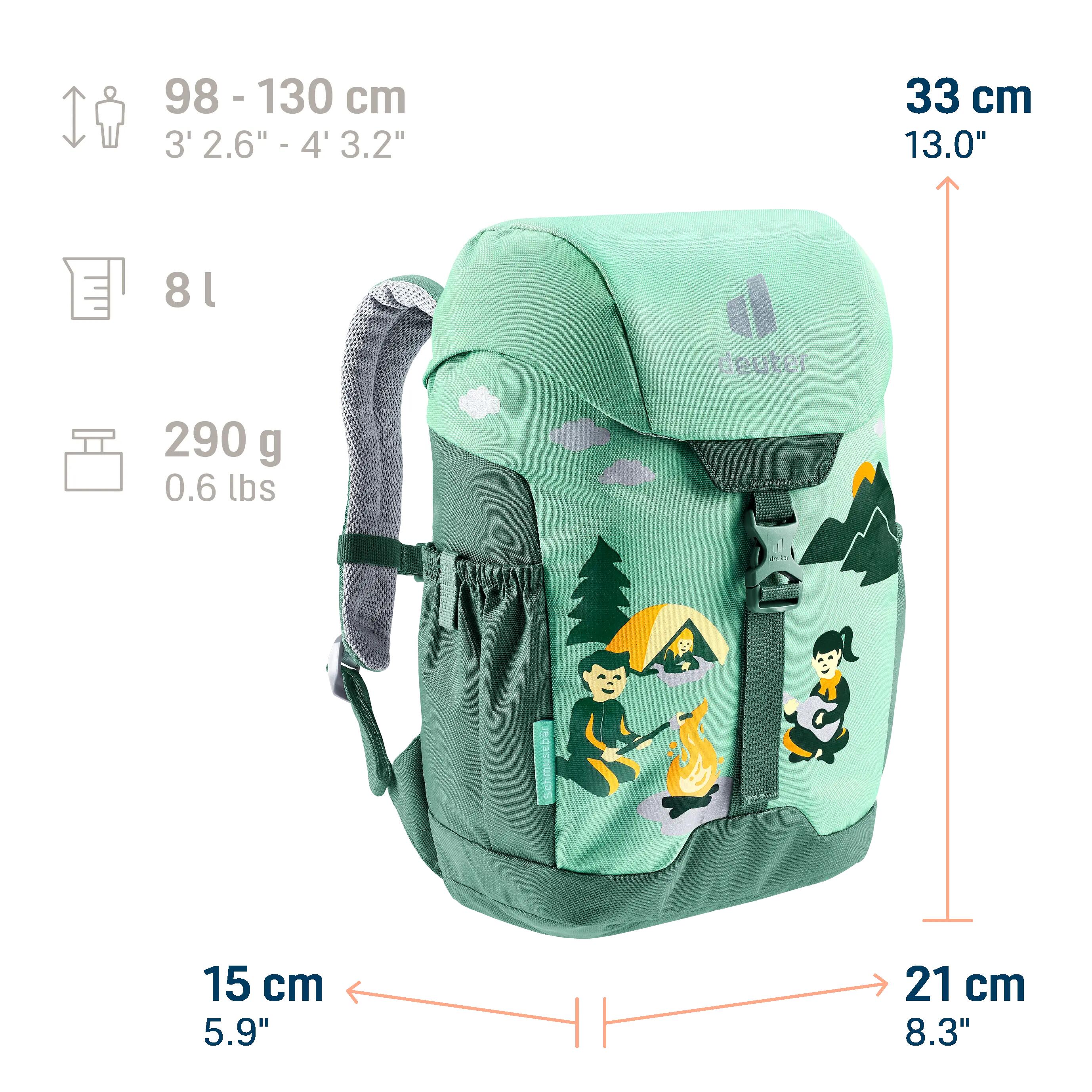 Sac à dos - école - enfant - pratique, réfléchissant - schmusebär 2/8