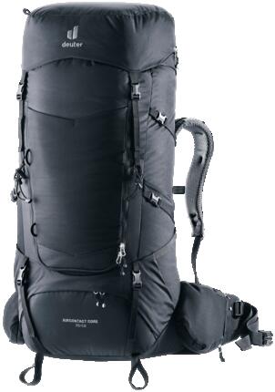 Unisex - trekking - rucksack - aircontact core 70+10 - schwarz
