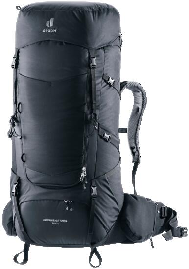 Unisex - trekking - rucksack - aircontact core 70+10 - schwarz
