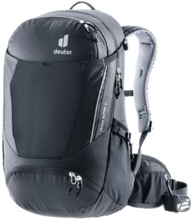 Fahrradrucksack - belüftet - trans alpine 24 - schwarz