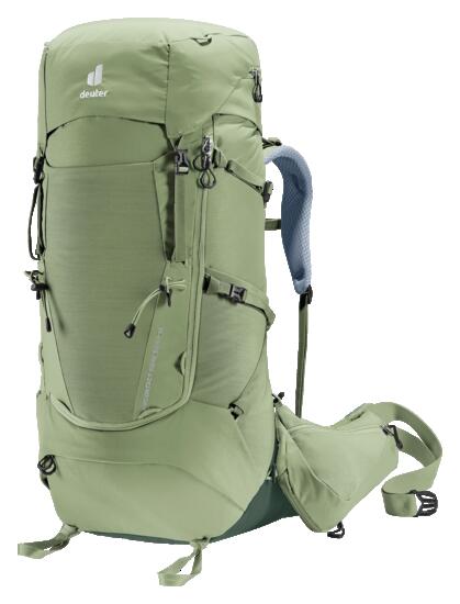 Damen - trekking - rucksack - aircontact core 55+10 sl - grove-ivy