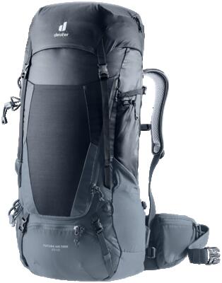 Zaino - alpinismo - ventilato regolabile - nero