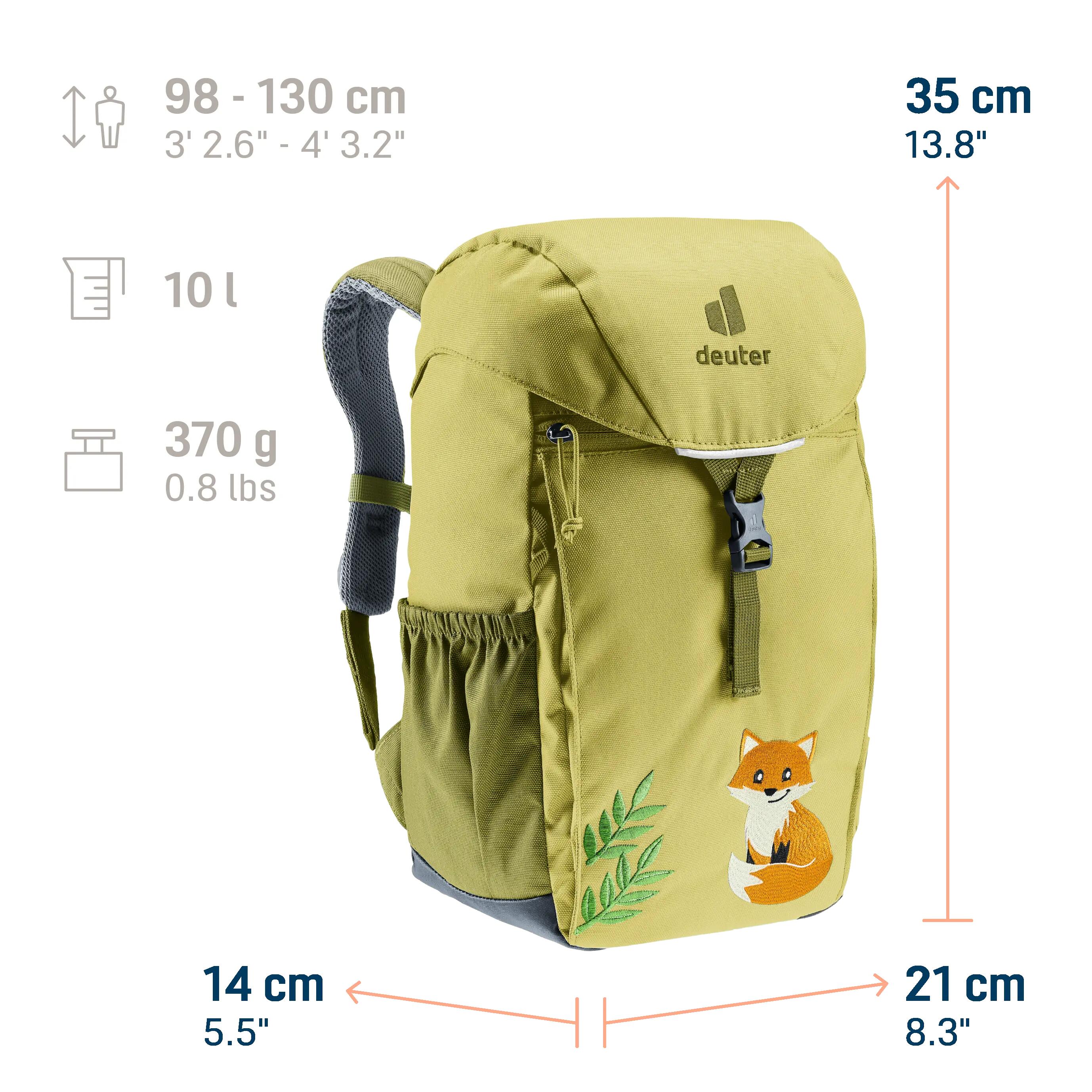 Kinder - kindergarten - rucksack - ergonomisch - waldfuchs 10 2/11