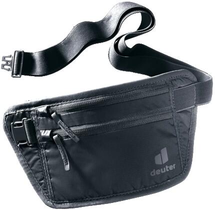 Geldgürtel - flach anschmiegsam - security money belt - schwarz