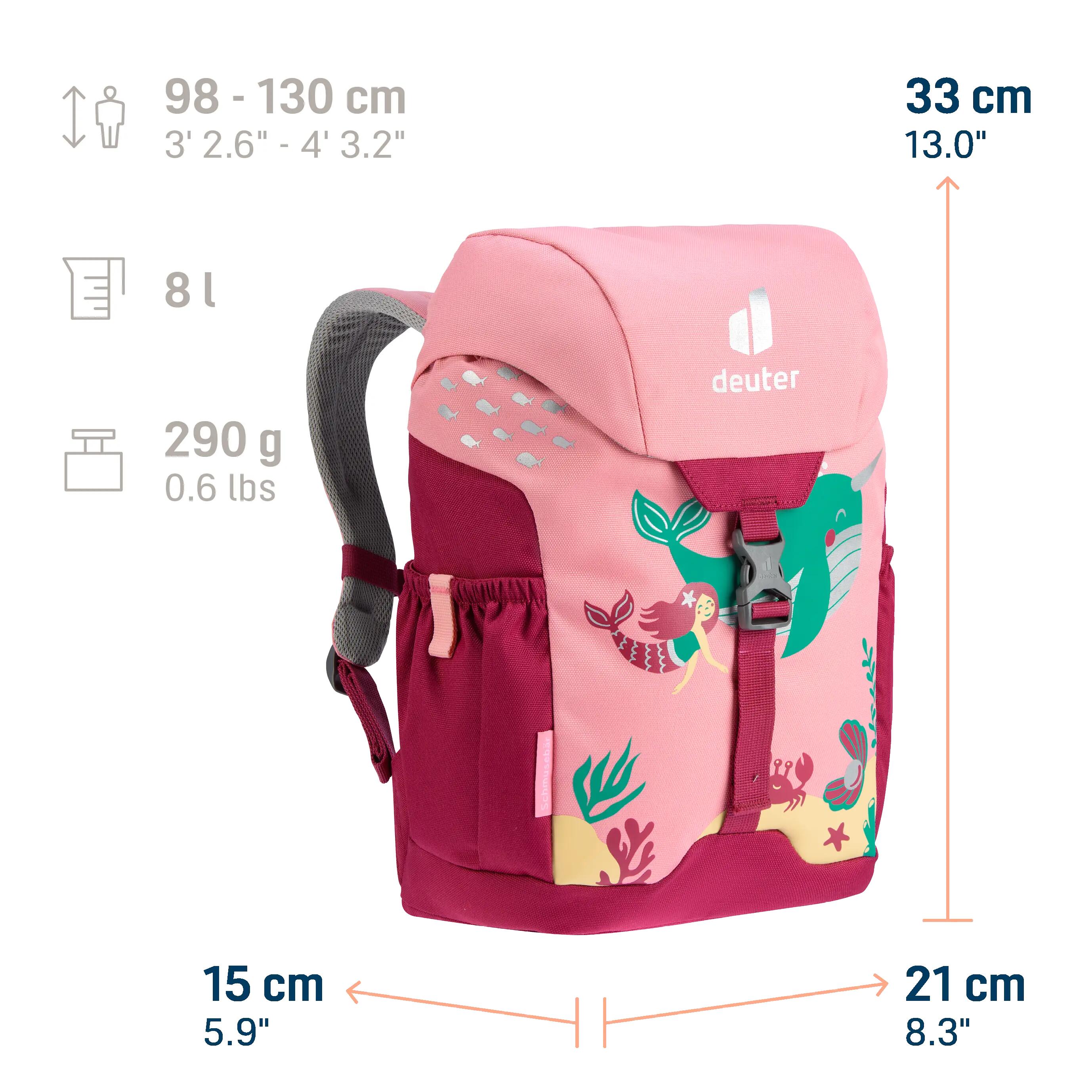 Kinder - schule - rucksack - reflektierend - schmusebär - rosa 2/13