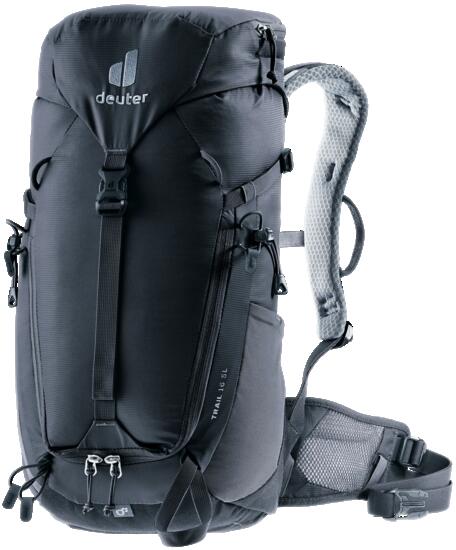 Damen - Wandern - Rucksack - kompakt, belüftet, Trail 16 SL - schwarz