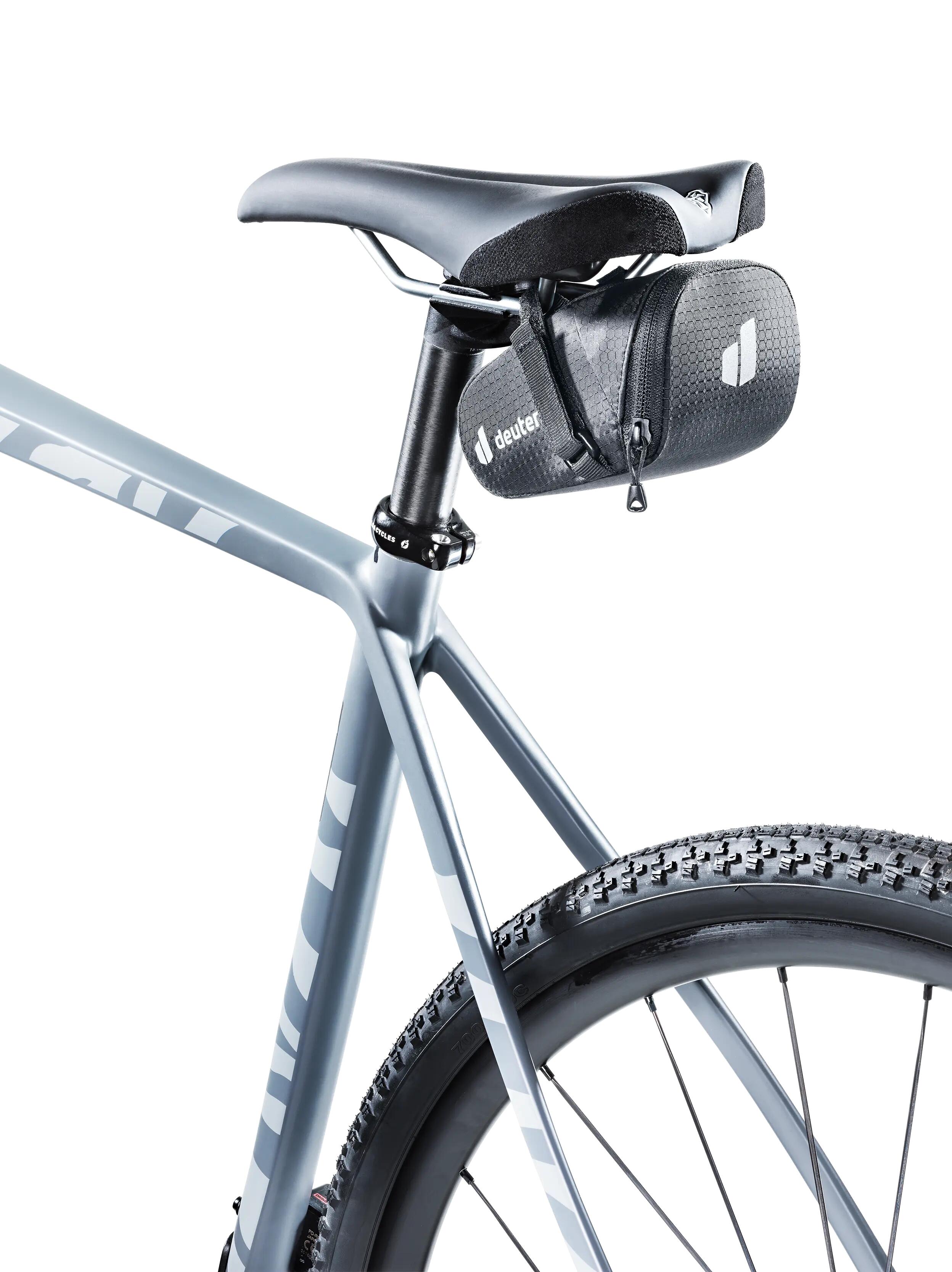 zadeltas - fietsen - minimalistisch, lichtgewicht - model 0.5 - zwart 2/2